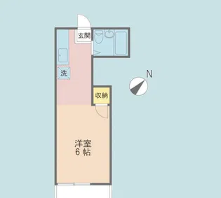 ポルシェ聖蹟桜ヶ丘II【2階】の間取り