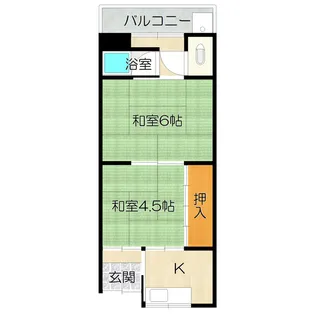 大阪府松原市天美東1【アパート】の間取り