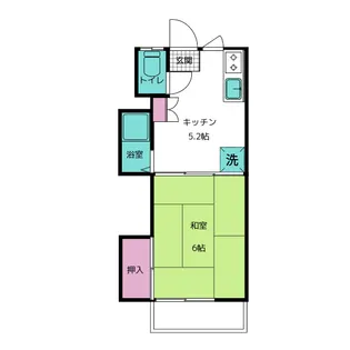 富士荘【2階】の間取り