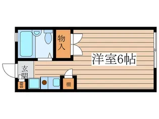 プラザ中根【2階】の間取り