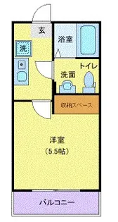 神奈川県相模原市中央区共和1【アパート】の間取り