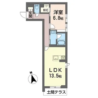 ブルーム ガーデン【1階】の間取り