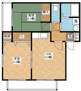 リバーサイドサマーユ【1階】の間取り