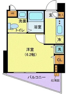 ヴァレッシア椎名町駅前シティ【4階】の間取り