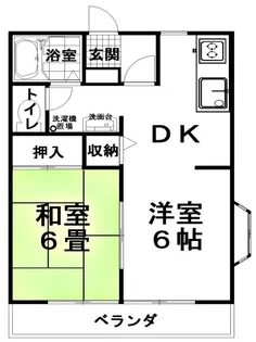 サンヴィレッヂKei D【2階】の間取り