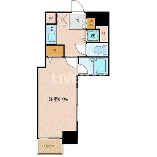 プレール・ドゥーク銀座EAST【4階】の間取り