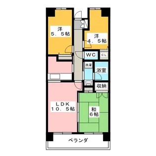 メインステイ関町【6階】の間取り