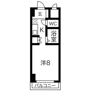 ラ・フォーレ上新庄【2階】の間取り
