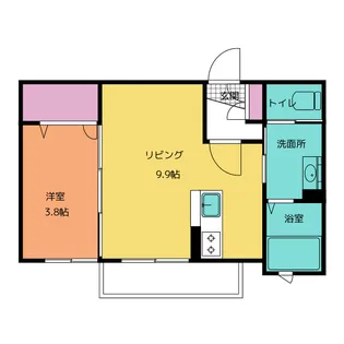 ミッドパレス【1階】の間取り