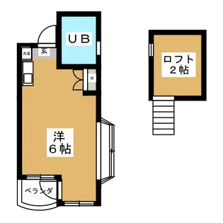 コーポ吉田【2階】の間取り