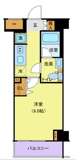 神奈川県川崎市中原区丸子通1【マンション】の間取り