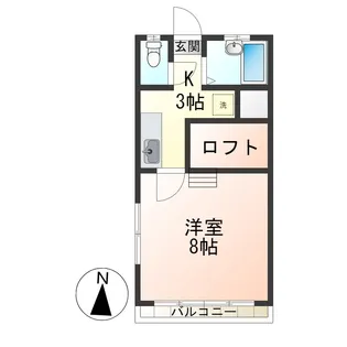 リブトキワA【1階】の間取り