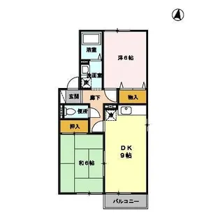 ヴェルドミールII【2階】の間取り