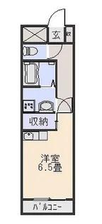 kimi hills【1階】の間取り