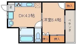 ABEビル【6階】の間取り