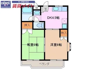 セブンハイツ【2階】の間取り