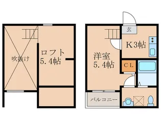 Xevi Flat【1階】の間取り