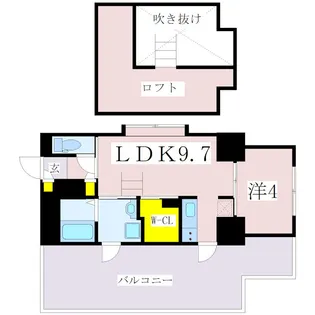 鹿児島県鹿児島市西田2【マンション】の間取り