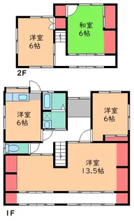 岡山県玉野市和田4【一戸建】の間取り