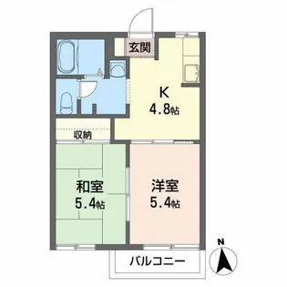 ライブラM【2階】の間取り