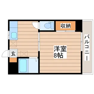 長町南ハイツ【2階】の間取り