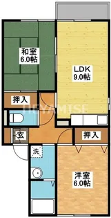 ハイツエンブレム【2階】の間取り
