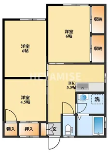グリーンハイツ園【1階】の間取り