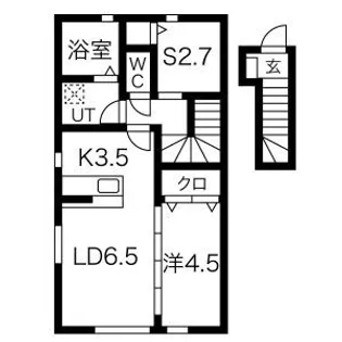 Pierre Homme(ピエール・オム)II【2階】の間取り