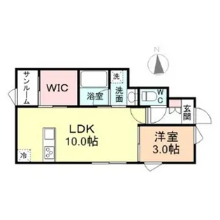 N’enuphar【1階】の間取り