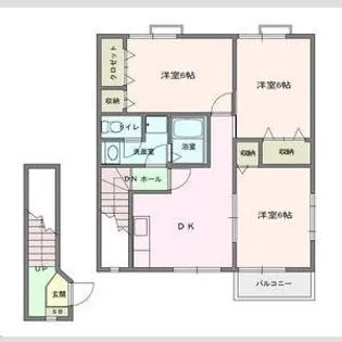 埼玉県行田市大字持田【マンション】の間取り