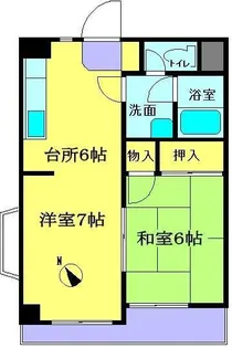 ラ・フォーレ増田【2階】の間取り