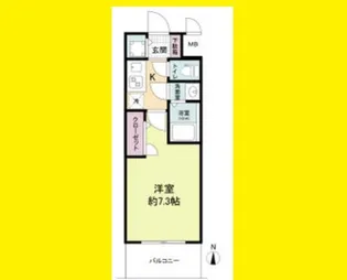 ライジングメゾン新大阪サウス【2階】の間取り