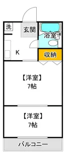 グランラビータ中仙道【4階】の間取り
