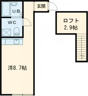 サイドパーク白糸台【2階】の間取り