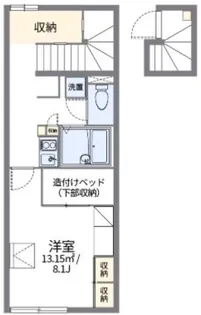 1Kの間取り画像