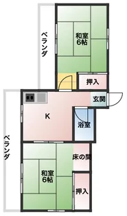 レ・サンク・シャ【4階】の間取り