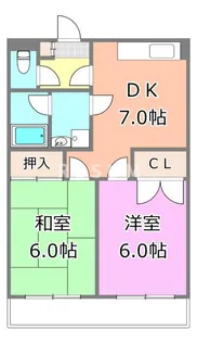 千葉県千葉市中央区都町1【マンション】の間取り