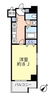 グランヴァンウエストヴィル町田【9階】の間取り
