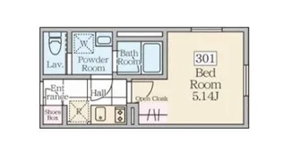 ReveResidence三軒茶屋【3階】の間取り