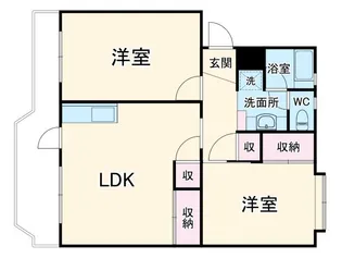 海老名プラーザ19号棟【5階】の間取り