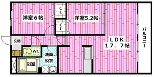 プロスペリティNakamura【2階】の間取り