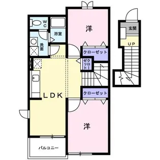 メゾンイーストII 2号館【2階】の間取り