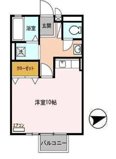 センチュリ-ガ-デン【1階】の間取り