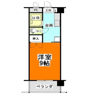 アークハイツ富田町【1階】の間取り