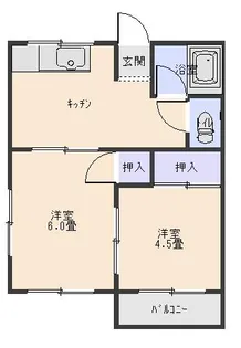 グランハイツはる【2階】の間取り