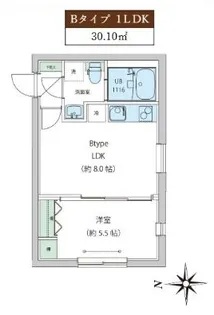 東京都新宿区西早稲田2【マンション】の間取り