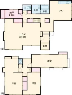 東京都北区西ケ原3【一戸建】の間取り