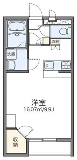 レオパレスラフィネ【2階】の間取り