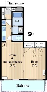 エスポワールIII【1階】の間取り