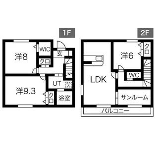 Wisteria(ウィステリア)Bの間取り